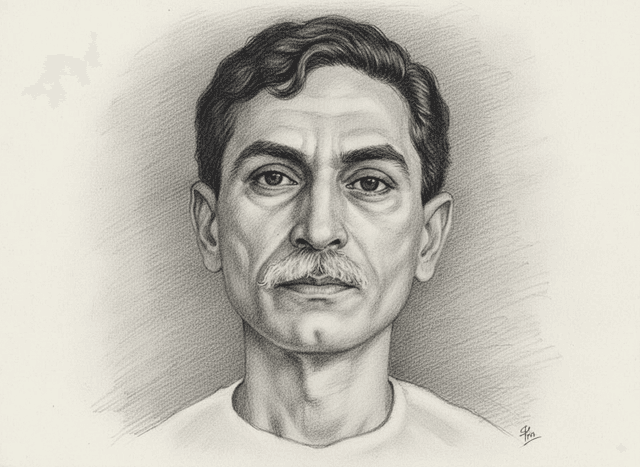 Portrait of Munshi Premchand